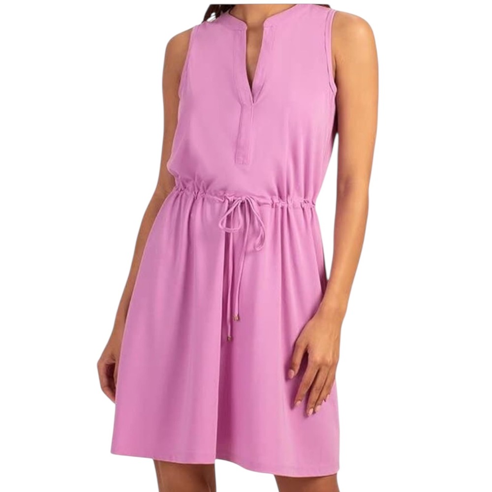 NWT Trina Turk Sleeveless Vigor Dress‎ Drawstring Waist Size XXL Activewear
